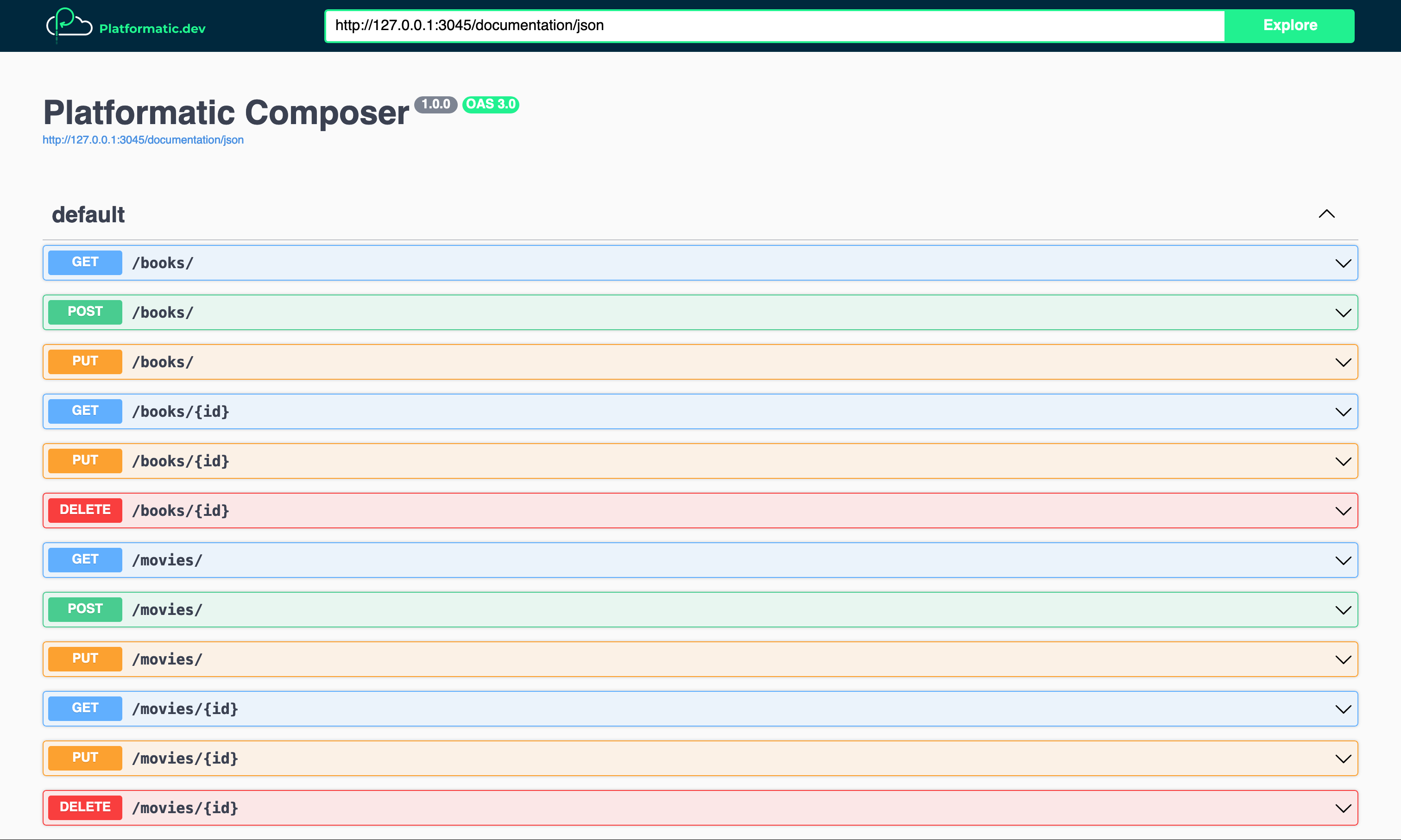 Test the Composed Media Service API - 01